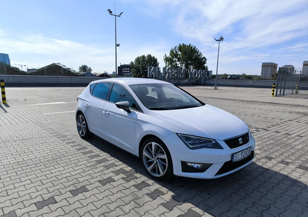 Seat Leon cena 54900 przebieg: 120100, rok produkcji 2014 z Wyszogród małe 407